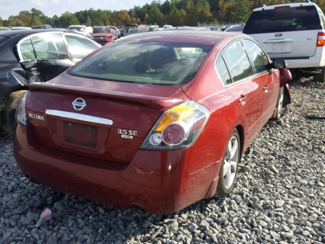 1N4BL21E77C139689 - 2007 NISSAN ALTIMA 3.5 RED photo 4