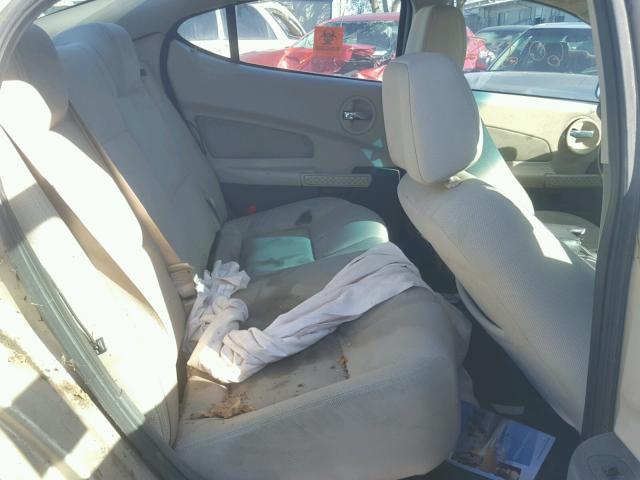 2G2WP522751158479 - 2005 PONTIAC GRAND PRIX GOLD photo 6