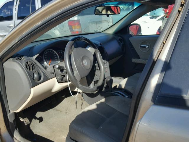 2G2WP522751158479 - 2005 PONTIAC GRAND PRIX GOLD photo 9