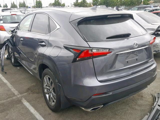 JTJYARBZ0F2009078 - 2015 LEXUS NX 200T GRAY photo 3