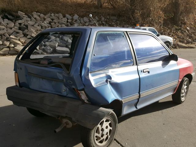 KNJBT06H6K6124431 - 1989 FORD FESTIVA L BLUE photo 4