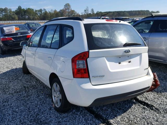 KNAFG526887154301 - 2008 KIA RONDO LX WHITE photo 3