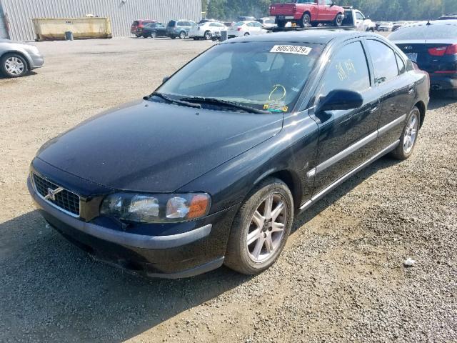 YV1RS58D822106865 - 2002 VOLVO S60 2.4T BLACK photo 2