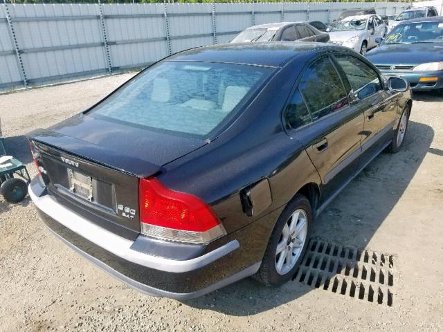 YV1RS58D822106865 - 2002 VOLVO S60 2.4T BLACK photo 4