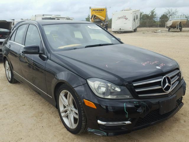 WDDGF4HB6DR256404 - 2013 MERCEDES-BENZ C 250 BLACK photo 1