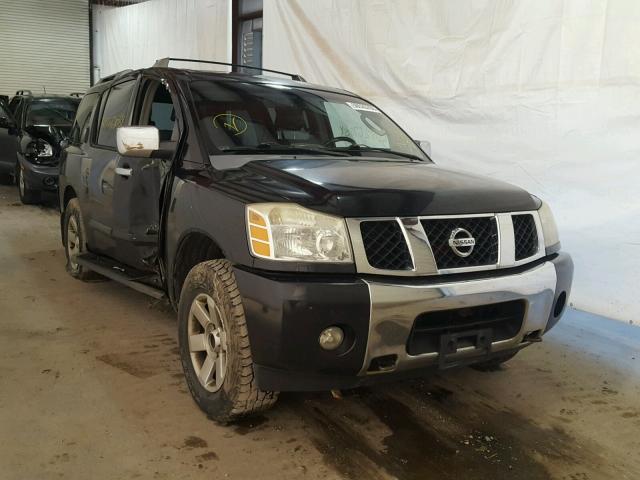 5N1AA08B36N723503 - 2006 NISSAN ARMADA SE BLACK photo 1