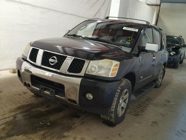 5N1AA08B36N723503 - 2006 NISSAN ARMADA SE BLACK photo 2