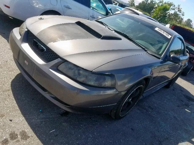 1FAFP42X84F149529 - 2004 FORD MUSTANG GT GRAY photo 2