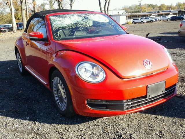 3VW517AT6GM802304 - 2016 VOLKSWAGEN BEETLE S/S RED photo 1
