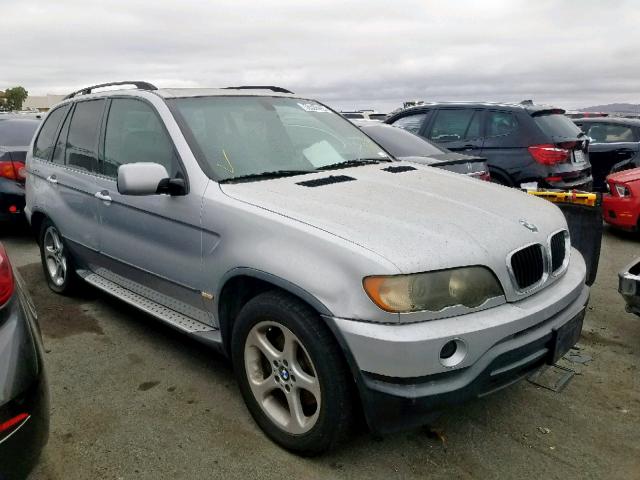 5UXFA53572LP30693 - 2002 BMW X5 3.0I SILVER photo 1