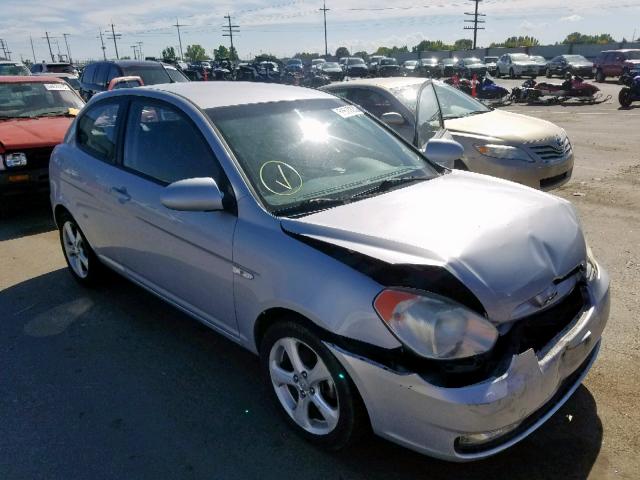 KMHCN36C87U045879 - 2007 HYUNDAI ACCENT SE SILVER photo 1