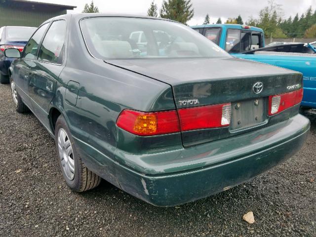 4T1BG22K71U814635 - 2001 TOYOTA CAMRY CE GREEN photo 3