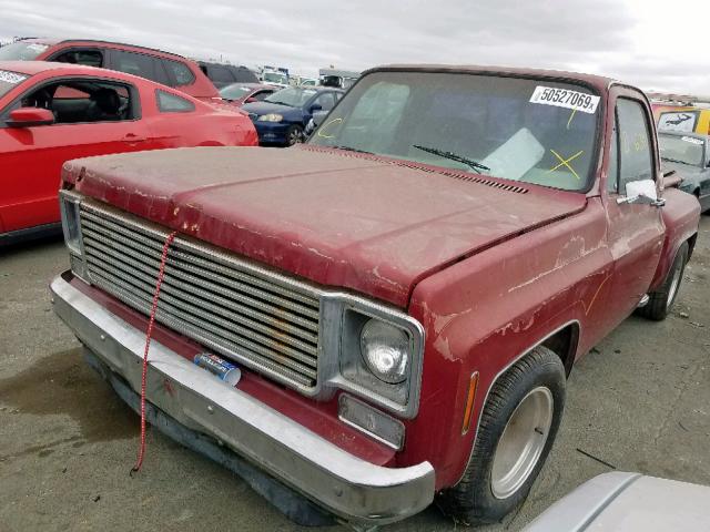 CCY144Z163501 - 1974 CHEVROLET PICK UP RED photo 2