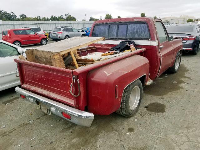 CCY144Z163501 - 1974 CHEVROLET PICK UP RED photo 4