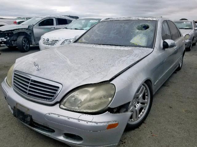 WDBNG75J52A238238 - 2002 MERCEDES-BENZ S 500 SILVER photo 2