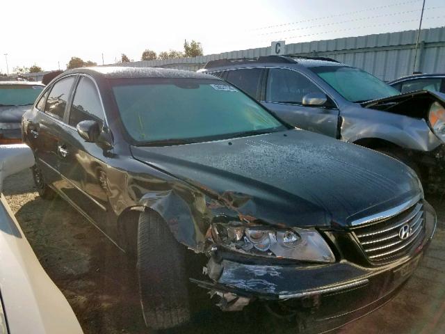 KMHFC46F48A319133 - 2008 HYUNDAI AZERA SE BLACK photo 1