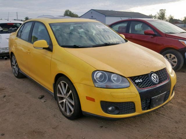 3VWWJ71K77M175124 - 2007 VOLKSWAGEN JETTA GLI YELLOW photo 1