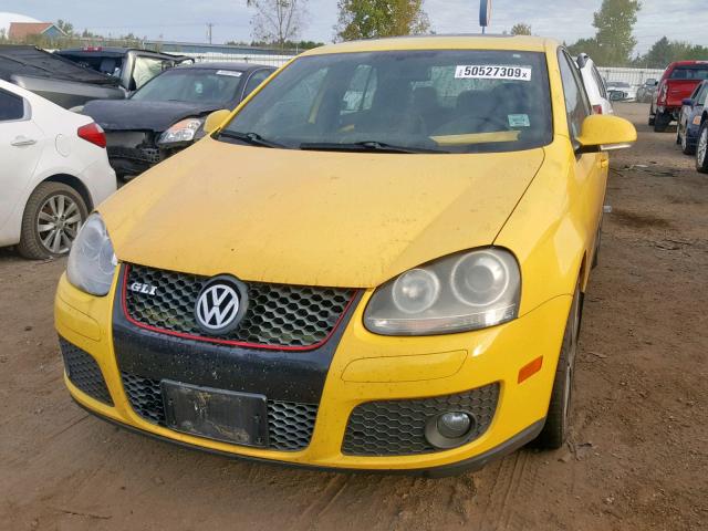 3VWWJ71K77M175124 - 2007 VOLKSWAGEN JETTA GLI YELLOW photo 9