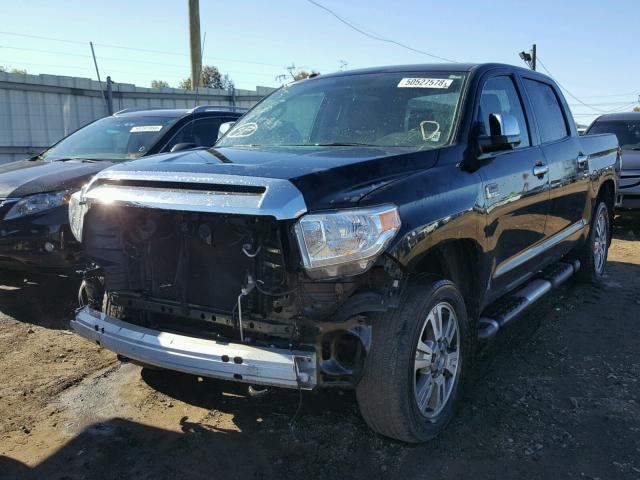 5TFAY5F19FX466889 - 2015 TOYOTA TUNDRA CRE BLACK photo 2