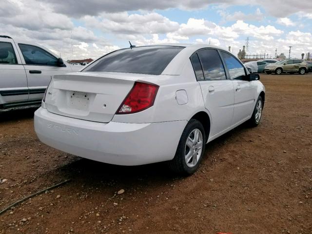 1G8AJ55F57Z135163 - 2007 SATURN ION LEVEL WHITE photo 4