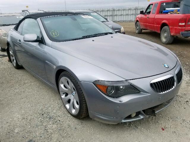 WBAEK13527CN80452 - 2007 BMW 650 I GRAY photo 1