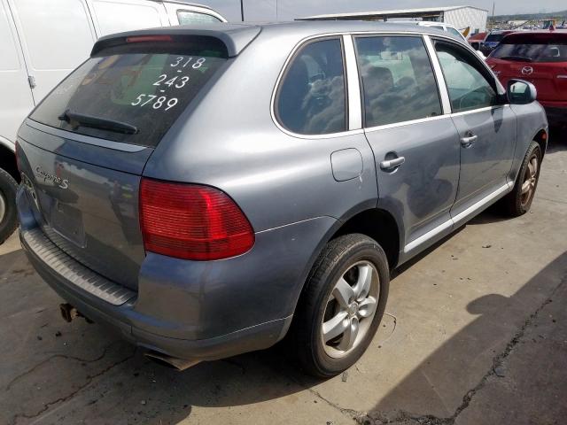 WP1AB29P25LA60912 - 2005 PORSCHE CAYENNE S GRAY photo 4