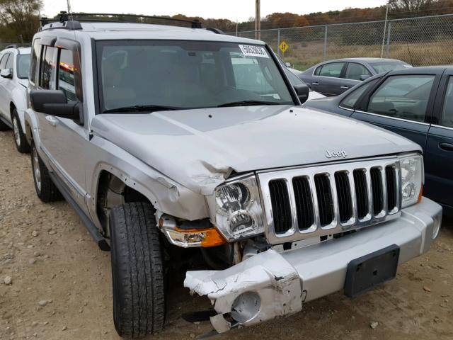 1J8HG58216C276107 - 2006 JEEP COMMANDER SILVER photo 1