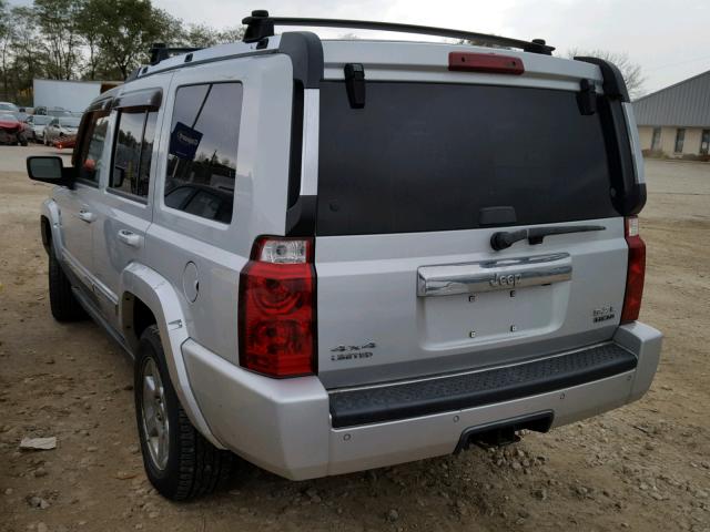 1J8HG58216C276107 - 2006 JEEP COMMANDER SILVER photo 3