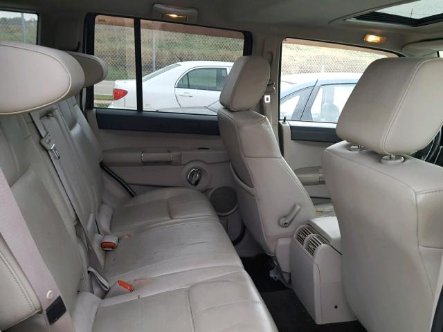 1J8HG58216C276107 - 2006 JEEP COMMANDER SILVER photo 6