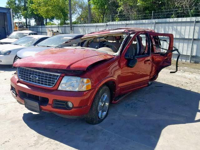 1FMZU75KX4UB49475 - 2004 FORD EXPLORER L RED photo 2