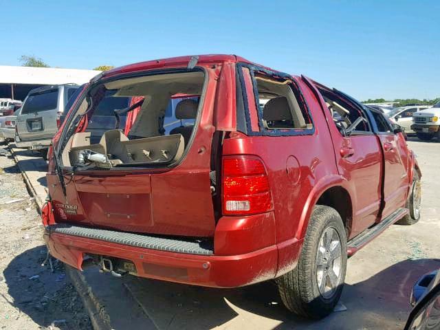 1FMZU75KX4UB49475 - 2004 FORD EXPLORER L RED photo 4