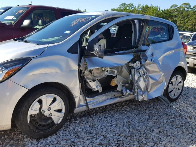 KL8CB6SA0HC728033 - 2017 CHEVROLET SPARK LS SILVER photo 10