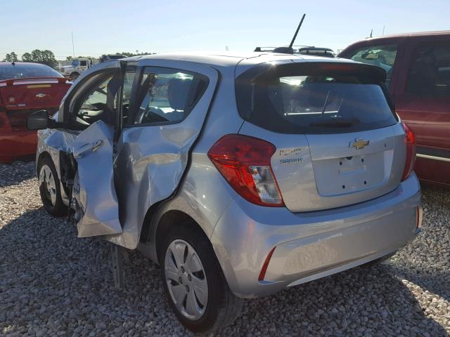 KL8CB6SA0HC728033 - 2017 CHEVROLET SPARK LS SILVER photo 3