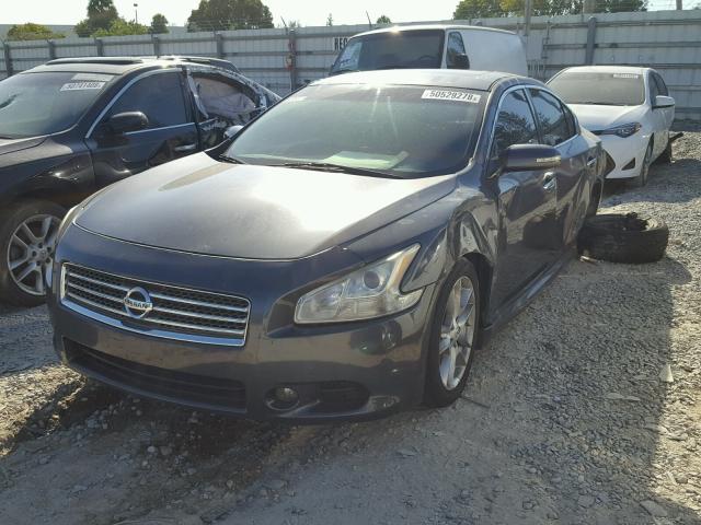 1N4AA5AP5AC848312 - 2010 NISSAN MAXIMA S GRAY photo 2