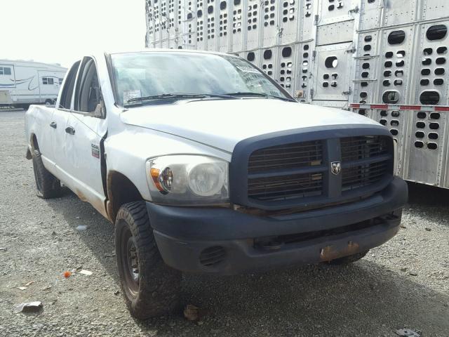 3D7KS28T69G522840 - 2009 DODGE RAM 2500 WHITE photo 1