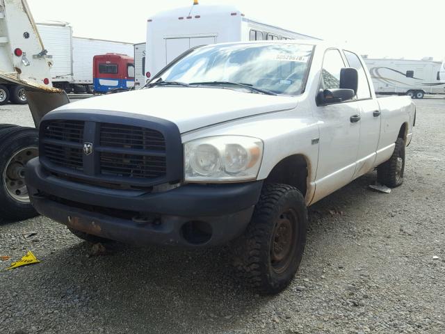 3D7KS28T69G522840 - 2009 DODGE RAM 2500 WHITE photo 2