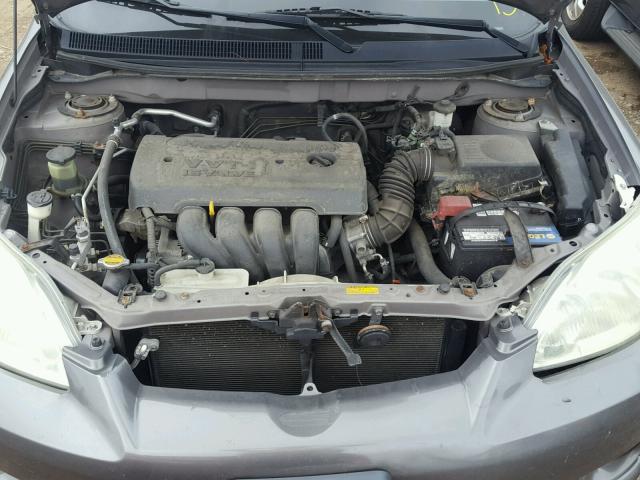 2T1KR32E45C338913 - 2005 TOYOTA COROLLA MA GRAY photo 7