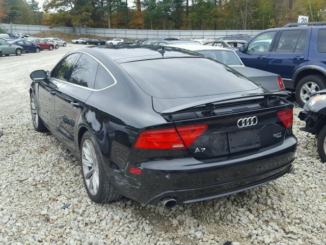 WAUSGAFC9CN012390 - 2012 AUDI A7 PRESTIG BLACK photo 3