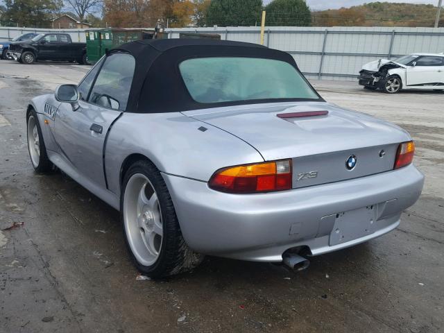 4USCH7320TLB65817 - 1996 BMW Z3 1.9 SILVER photo 3