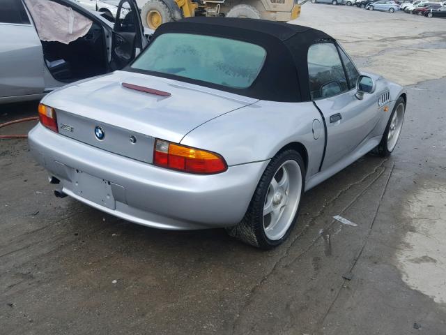 4USCH7320TLB65817 - 1996 BMW Z3 1.9 SILVER photo 4