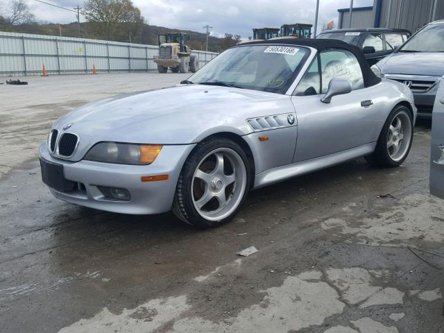 4USCH7320TLB65817 - 1996 BMW Z3 1.9 SILVER photo 9