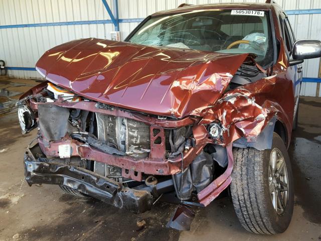 1A8HW58N37F563171 - 2007 CHRYSLER ASPEN LIMI MAROON photo 2