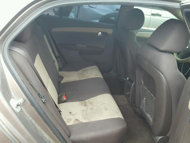 1G1ZB5EB2AF113531 - 2010 CHEVROLET MALIBU LS გრაფიტი ფოტო 6