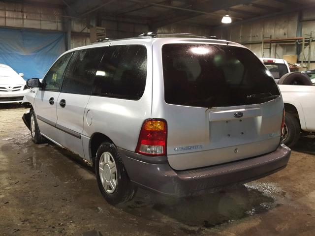 2FMZA51411BC20634 - 2001 FORD WINDSTAR L SILVER photo 3