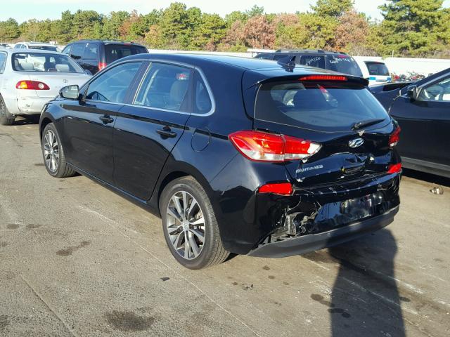 KMHH35LE3JU023650 - 2018 HYUNDAI ELANTRA GT BLACK photo 3