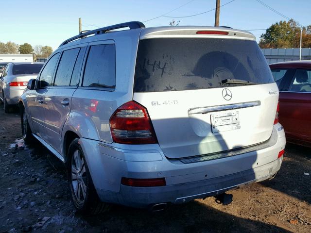 4JGBF71E58A428965 - 2008 MERCEDES-BENZ GL 450 4MA SILVER photo 3