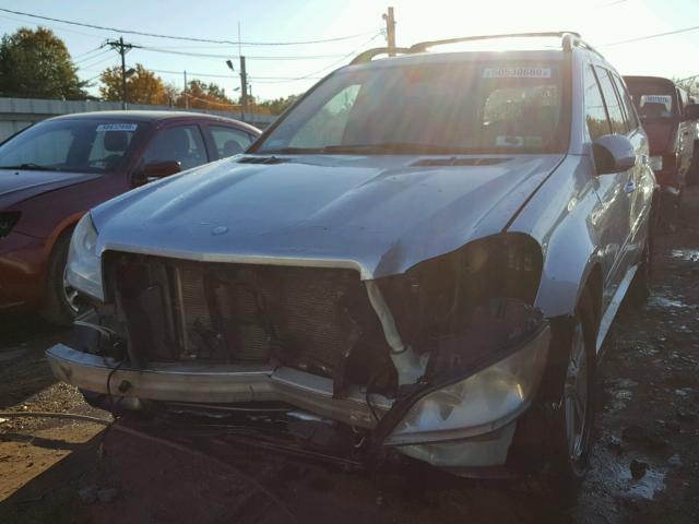 4JGBF71E58A428965 - 2008 MERCEDES-BENZ GL 450 4MA SILVER photo 9