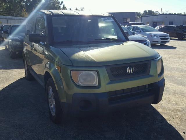 5J6YH287X6L021089 - 2006 HONDA ELEMENT EX GREEN photo 1