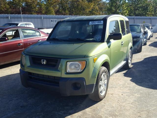 5J6YH287X6L021089 - 2006 HONDA ELEMENT EX GREEN photo 2