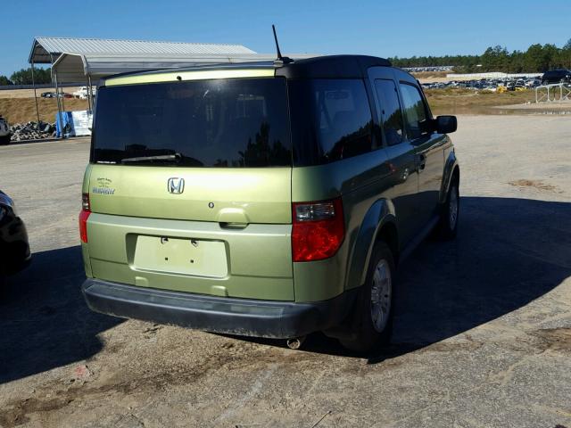 5J6YH287X6L021089 - 2006 HONDA ELEMENT EX GREEN photo 4